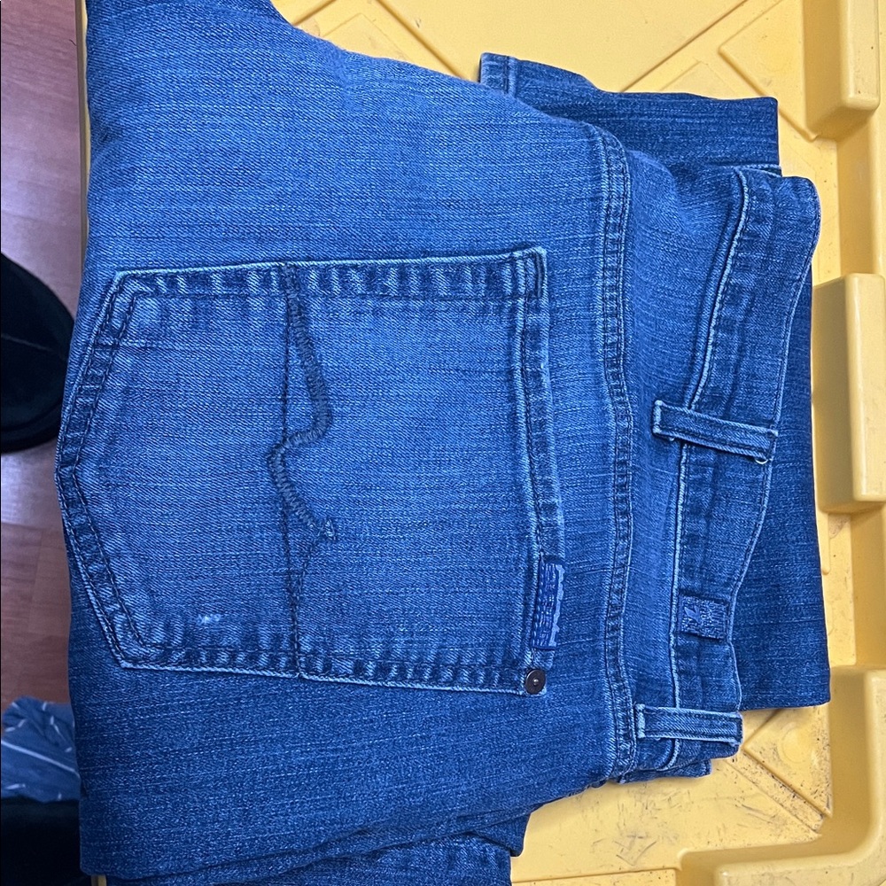7 For All Mankind Relaxed Fit Blue Jeans 40x32